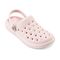 Joybees Varsity Lined Clog - Unisex - Comfy Clog with Arch Support -  Varsity Lined Clog  Adult Pastel Pink/Pastel Pink Pp Angle View
