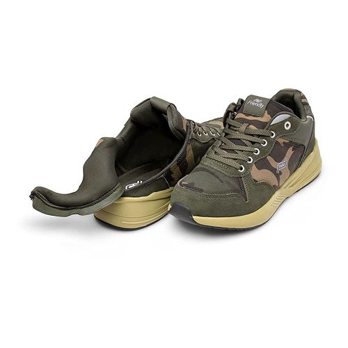 Friendly Shoes Men's Excursion Mid Top Adaptive Sneaker - Camo