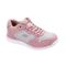 Friendly Shoes Women's Excursion Mid Top - Pink / Grey - Angle View