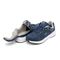 Friendly Shoes Men's Excursion Low Top Adaptive Sneaker - Navy Blue