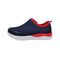 Friendly Shoes Kid's Force - Navy Blue / Red - Side View