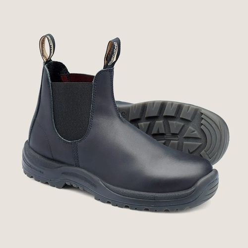 Blundstone 179 Men's / Women's Work Series Steel Toe Work Boots - Black - Toe Shoe