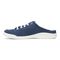 Vionic Breeze Women's Casual Slip-on Sneaker - Dark Blue Canvas - Left Side