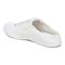 Vionic Breeze Women's Casual Slip-on Sneaker - White Canvas - Back angle