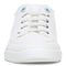 Vionic Breeze Women's Casual Slip-on Sneaker - White Canvas - Front