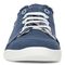 Vionic Breeze Women's Casual Slip-on Sneaker - Dark Blue Canvas - Front