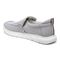 Vionic Seaview Men's Casual Slip-on Shoe with Arch Support - Light Grey - Back angle
