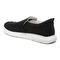 Vionic Seaview Men's Casual Slip-on Shoe with Arch Support - Black - Back angle