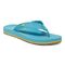 Vionic Unwind Women's Beach Sandals - Lake Blue - Angle main
