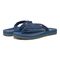 Vionic Unwind Women's Beach Sandals - Navy - pair left angle