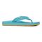 Vionic Unwind Women's Beach Sandals - Lake Blue - Right side