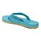 Vionic Unwind Women's Beach Sandals - Lake Blue - Back angle