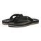 Vionic Unwind Women's Beach Sandals - Black - pair left angle