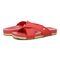 Vionic Panama Women's Slide Sandals - Poppy - pair left angle