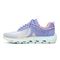 Vionic Fortune Womens Oxford/Lace Up Lifestyl - Lavender / Ballad Bl - Left Side