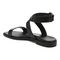 Vionic Anaya Womens Quarter/Ankle/T-Strap Sandals - Black - Back angle