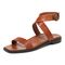 Vionic Anaya Womens Quarter/Ankle/T-Strap Sandals - Espresso - Left angle