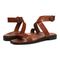 Vionic Anaya Womens Quarter/Ankle/T-Strap Sandals - Espresso - pair left angle