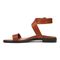 Vionic Anaya Womens Quarter/Ankle/T-Strap Sandals - Espresso - Left Side