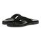 Vionic Agave Womens Thong Sandals - Black - pair left angle