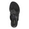 Vionic Agave Women's Comfort Toe Post Sandal - Black Leather - Top