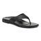 Vionic Agave Women's Comfort Toe Post Sandal - Black Leather - Angle main