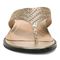 Vionic Agave Womens Thong Sandals - Gold - Front