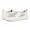 Vionic Kimmie Perf Women's Slip On Supportive Sneaker - White - pair left angle