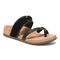 Vionic Landyn Womens Thong Sandals - Black - Angle main