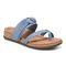 Vionic Landyn Womens Thong Sandals - Classic Blue - Angle main