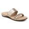 Vionic Jeanne Womens Slide Sandals - Gold - Angle main