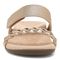 Vionic Jeanne Womens Slide Sandals - Gold - Front