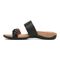 Vionic Jeanne Womens Slide Sandals - Black - Left Side