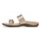 Vionic Jeanne Womens Slide Sandals - Gold - Left Side