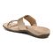 Vionic Jeanne Womens Slide Sandals - Gold - Back angle