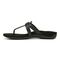 Vionic Karley Womens Slide Sandals - Black - Left Side