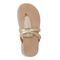 Vionic Karley Women's Orthotic Support Comfort Sandals - Gold - Top