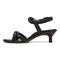 Vionic Angelica Womens Quarter/Ankle/T-Strap Sandals - Black - Left Side