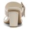 Vionic Brookell Women's Heeled Slide Sandals - Cream - Back