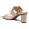Vionic Brookell Womens Slide Sandals - Gold - Back angle