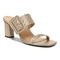 Vionic Brookell Womens Slide Sandals - Gold - Angle main