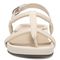 Vionic Adley Womens Quarter/Ankle/T-Strap Sandals - Cream - Front