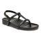 Vionic Adley Womens Quarter/Ankle/T-Strap Sandals - Black - Angle main