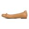 Vionic Amorie Women's Orthotic Supportive Ballet Flat - Camel - Left Side
