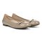 Vionic Amorie Women's Orthotic Supportive Ballet Flat - Free Shipping - Taupe Patent - Pair