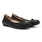 Vionic Amorie Womens Ballerina/Skimmer Flat - Black - Pair