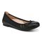 Vionic Amorie Womens Ballerina/Skimmer Flat - Black - Angle main