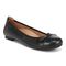 Vionic Amorie Women's Orthotic Supportive Ballet Flat - Black-Leather - Angle main