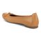 Vionic Amorie Women's Orthotic Supportive Ballet Flat - Camel - Back angle
