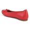 Vionic Amorie Women's Orthotic Supportive Ballet Flat - Red - Back angle